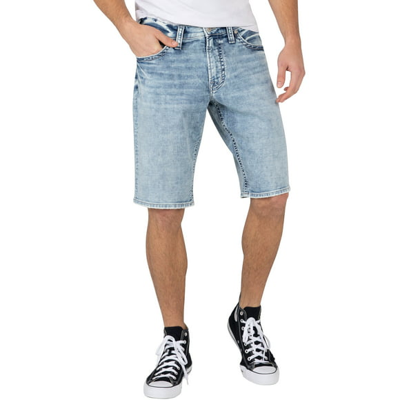 HFOP Short Mens Denim Shorts Summer Casual Cotton Short Jeans Male 